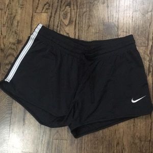 Nike women’s  dri-fit black athletic shorts size S